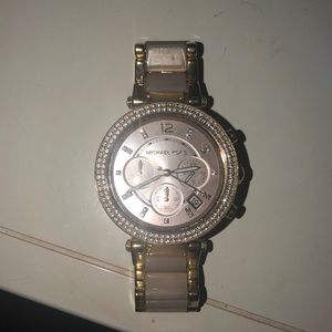 Michael Korda Rose Gold Watch